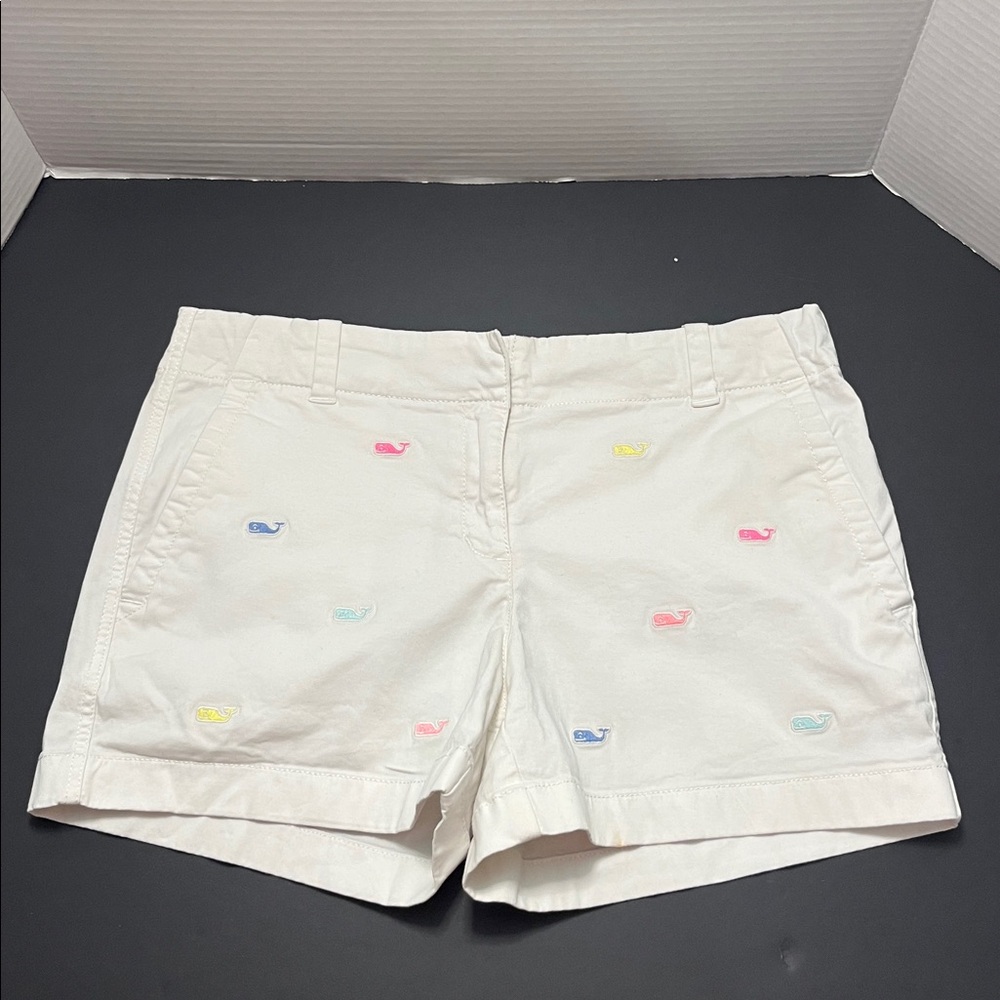 Vineyard Vines Girls Shorts Whale - Size 14